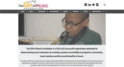 Desktop Screenshot of giftofmusic.org